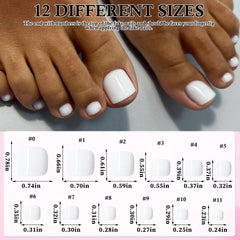 LuckForever close-up nail texture highlighting smooth white finish and durability