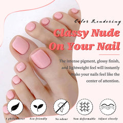 LuckForever close up of toe tip edge and texture, seamless natural fit benefit