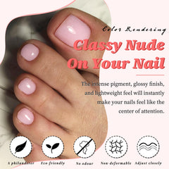 LuckForever application image showing adhesive tab for quick secure wear