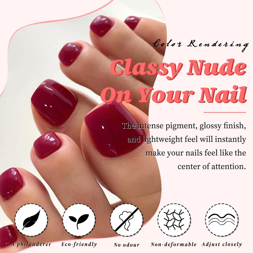 LuckForever toenails in hand demonstrating size selection benefit