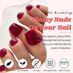 LuckForever toenails in hand demonstrating size selection benefit