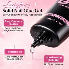 Luckyfairy cap and precision nozzle close-up for controlled dispensing
