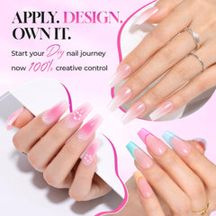 Luckyfairy close-up of flexible cuticle area providing comfortable fit