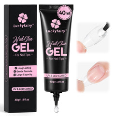 Luckyfairy tube front view showing 40ml pro-size and branding benefit