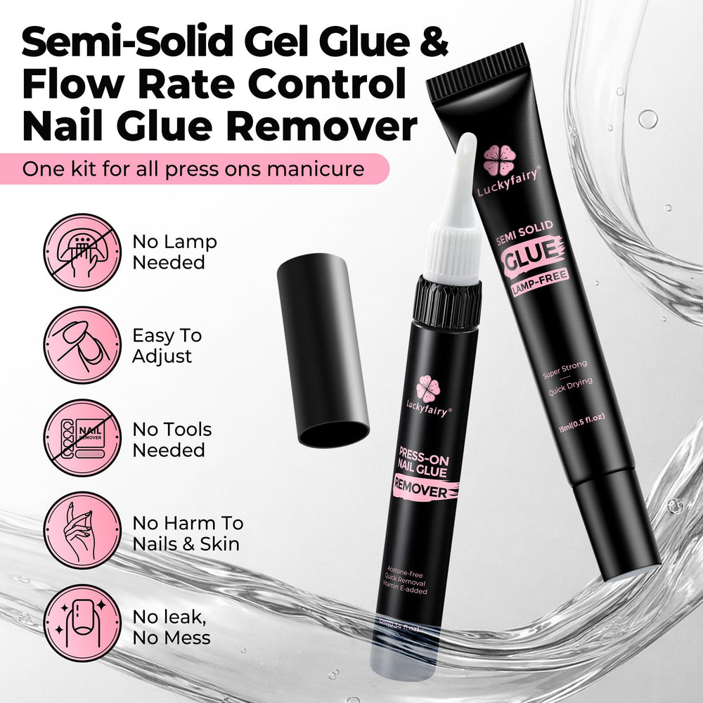 luckyfairy glue nozzle detail demonstrating precision and mess-free control