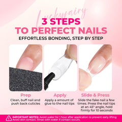 Luckyfairy home manicure scene showing salon-quality convenience