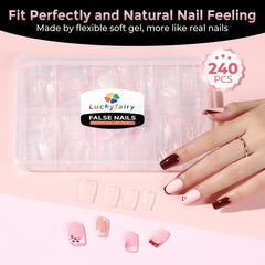 Luckyfairy organized size array displaying pre-numbered options for quick fit