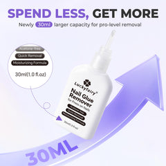Luckyfairy 30ml bottle beside common items showing compact travel benefit