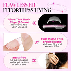 Luckyfairy size layout of 15 sizes offering precise fit and less filing