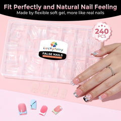 Luckyfairy soft gel flexing to show flexibility and break resistance