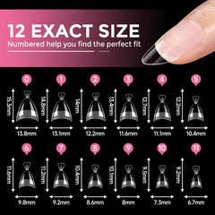 Luckyfairy profile showing thicker front thinner back for strength
