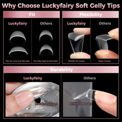 luckyfairy trimmed tip sample illustrating easy customization and shaping