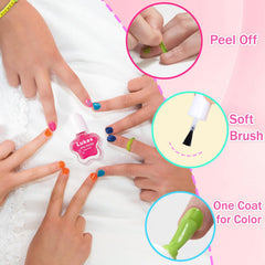 Lukax color swatches fan displaying twelve bright shades for creative mix-and-match
