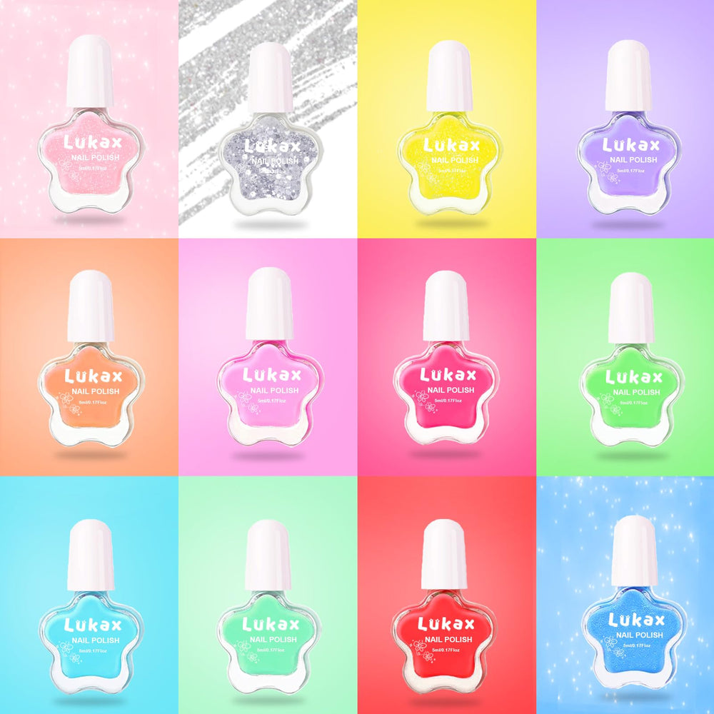 Lukax size comparison in child hand showing small bottles fit little hands benefit