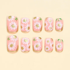 Lukmexor side profile showing short square shape for neat, natural-looking nails