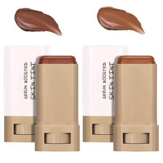 Lulesi front packaging showing compact beauty balm stick and label benefit