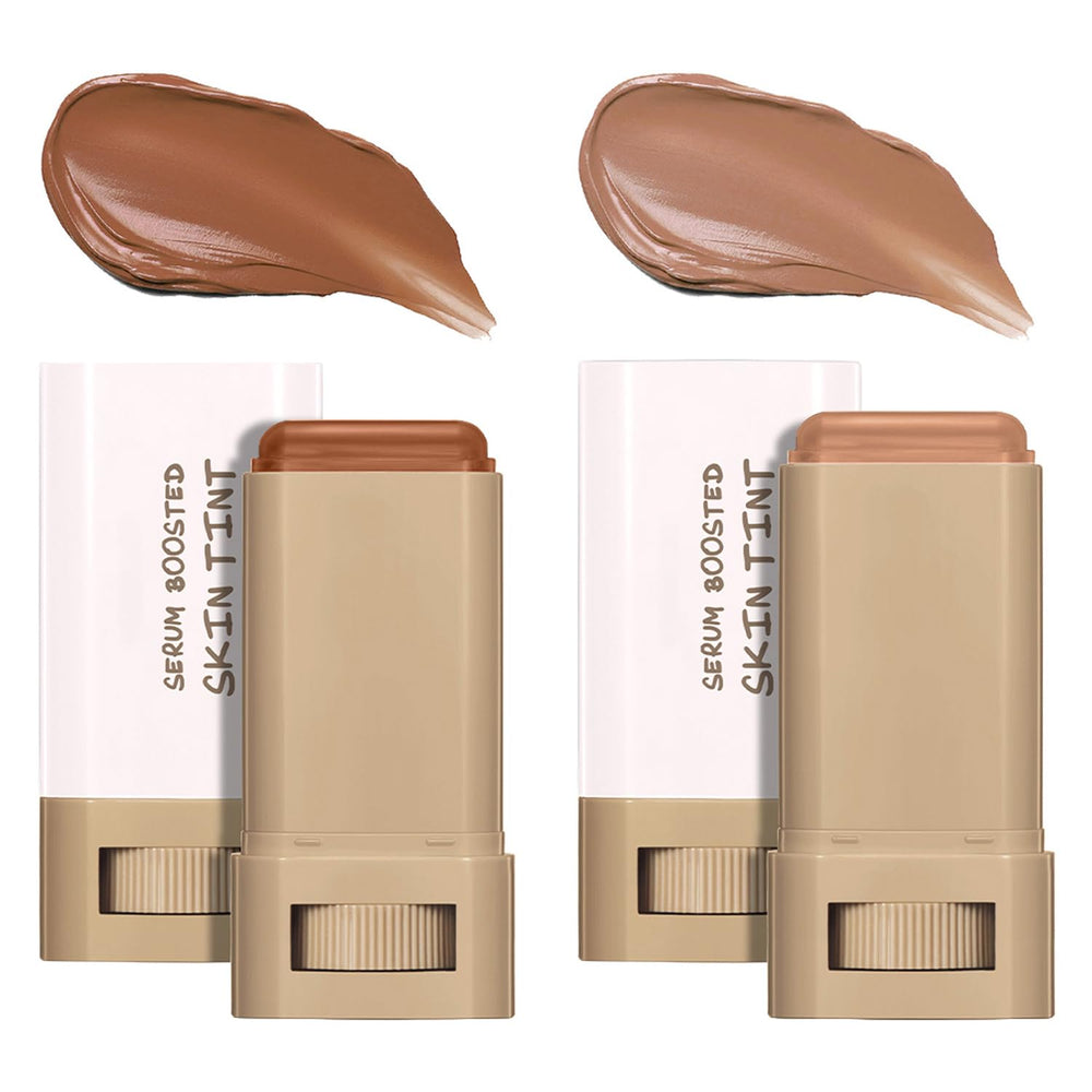 Lulesi front view of skin tint stick showing compact design and SPF benefit