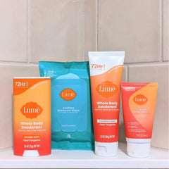 Lume invisible cream open tube demonstrating precise application and discreet protection