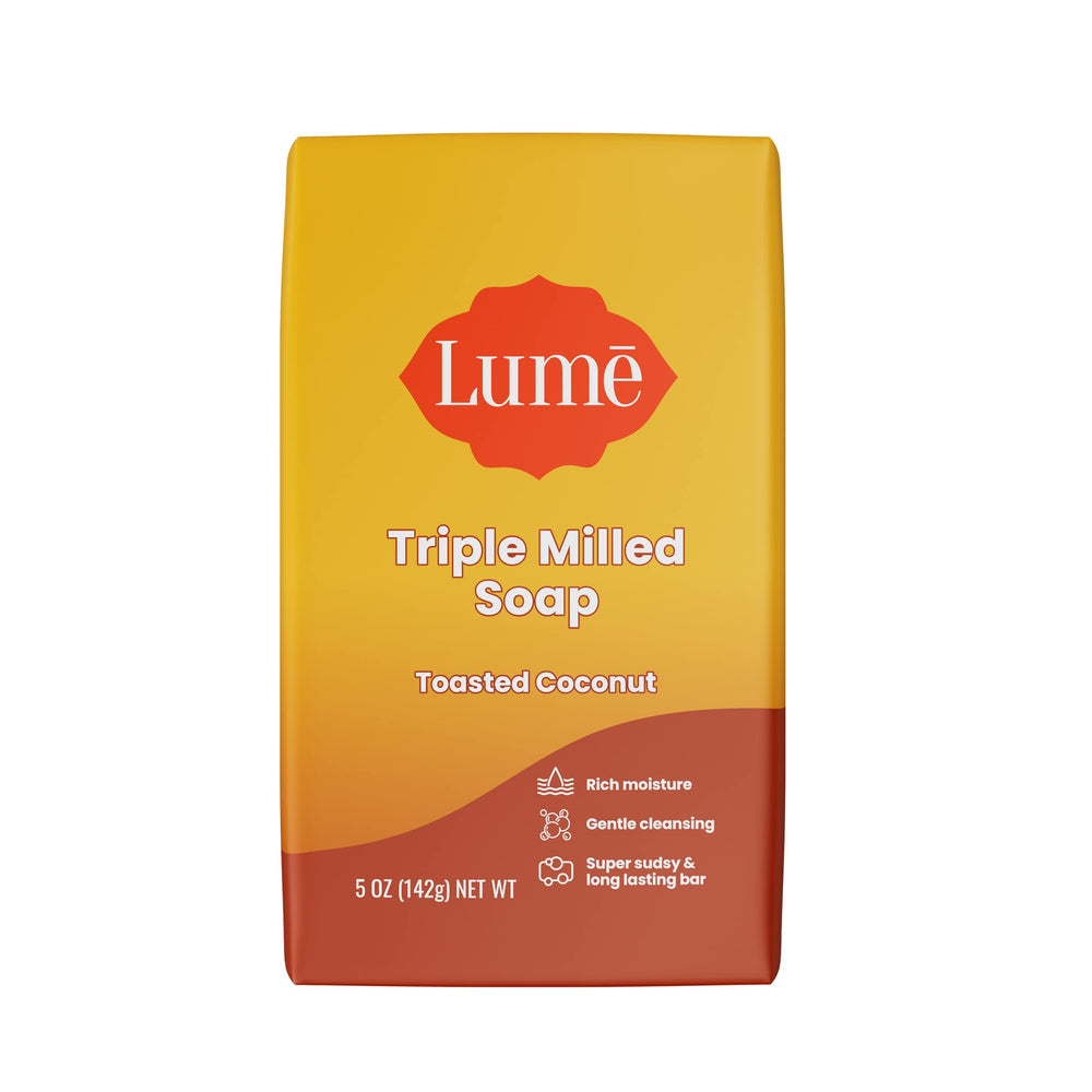 Lume front packaging showing bar and fragrance with clear benefit