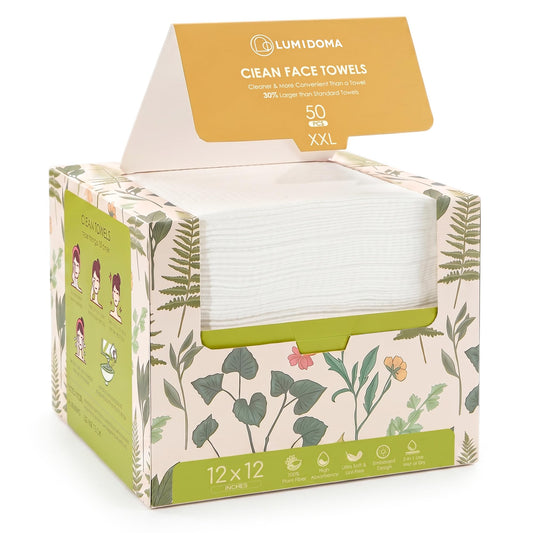 LUMIDOMA front packaging showing botanical box and 50-count convenience