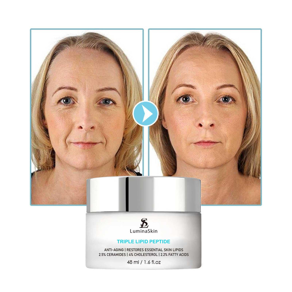 LuminaSkin being applied by hand demonstrating smooth absorption benefit