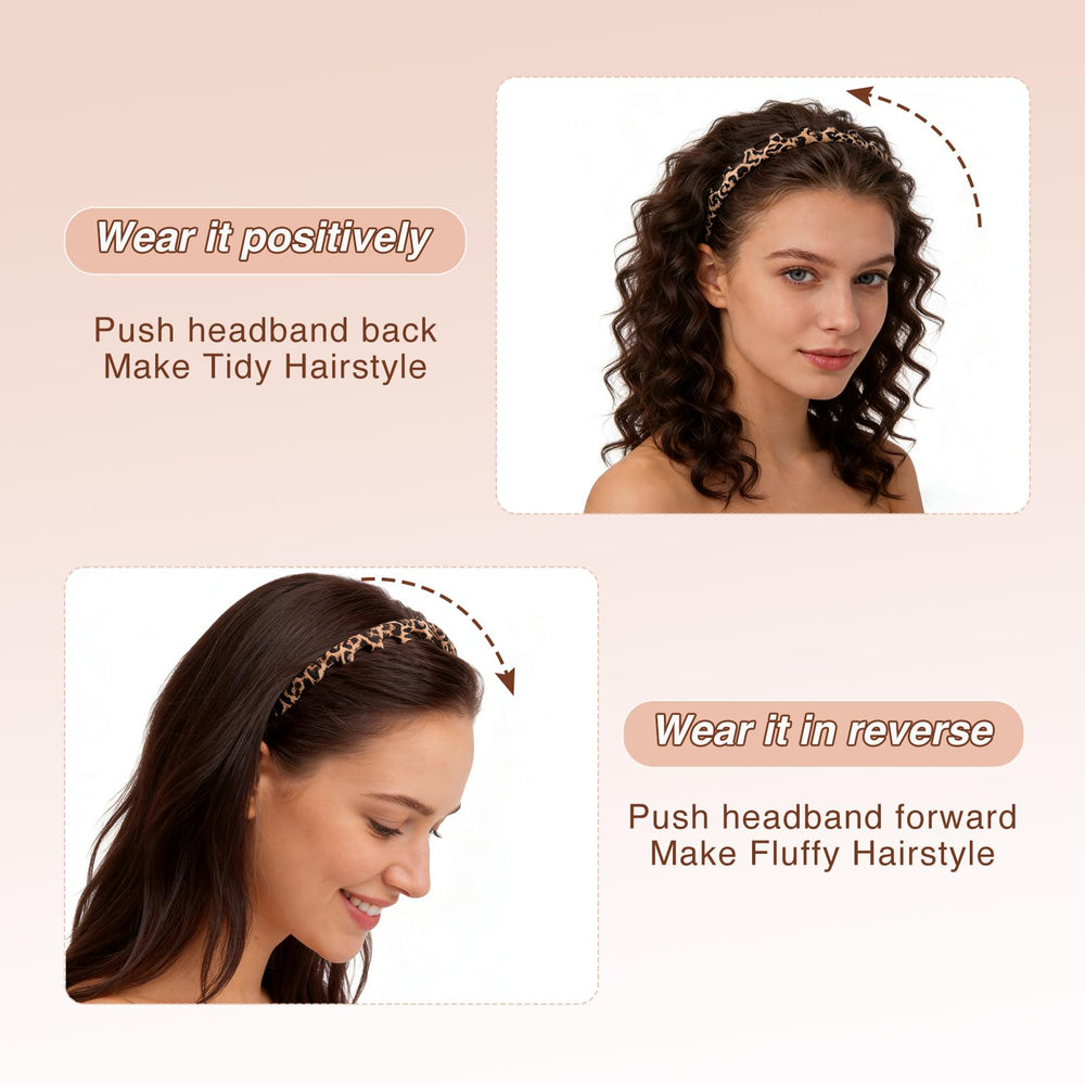 lumitrail headband used while running demonstrating slip resistance