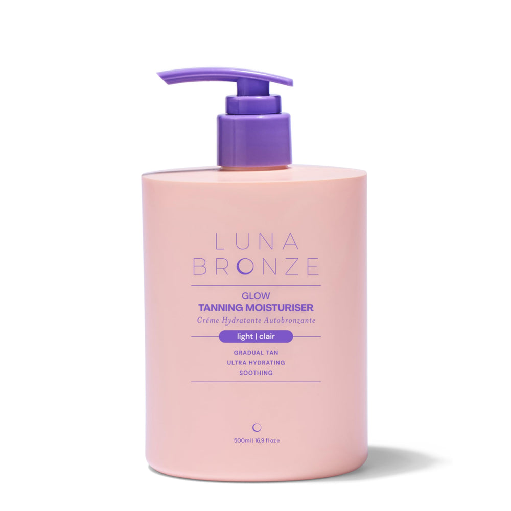 Luna Bronze front packaging showing product and benefits