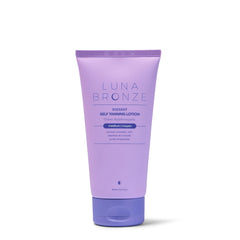 Luna Bronze bottle front view showing label and instant tint benefit