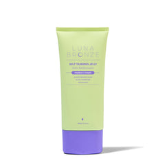 Luna Bronze front packaging showing bottle and branding, emphasizes quick-dry benefit