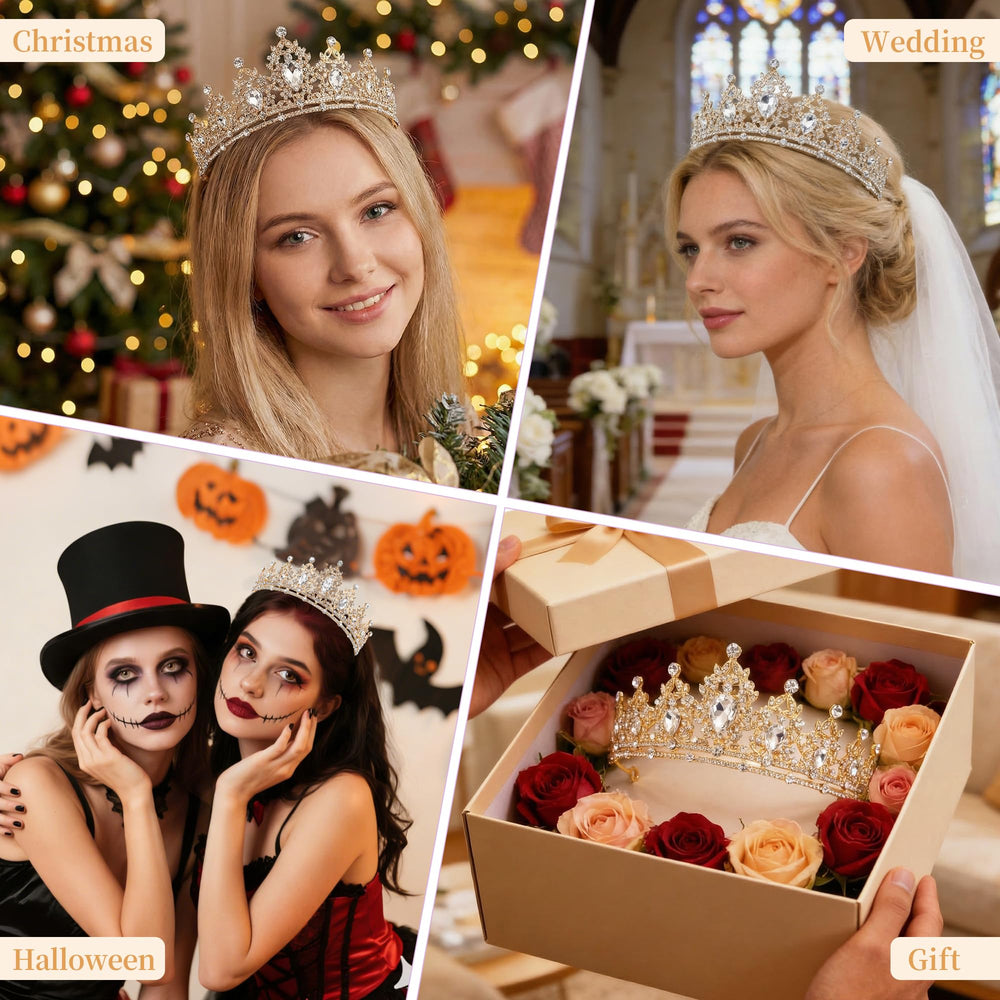 Lunimbus crown worn at party scene showcasing celebratory sparkle