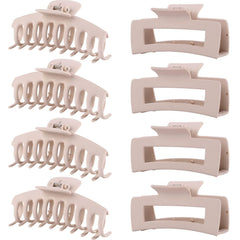 LuSeren front packaging showing eight blond banana clips and box, easy gift presentation