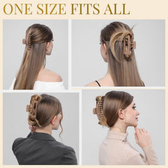 LuSeren clips held in hand to show true 4.3-inch scale and fit