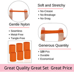 LuSeren hair tie in hand showing scale and easy portability benefit
