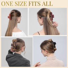 LuSeren clip securing a high bun, demonstrating reliable all-day hold