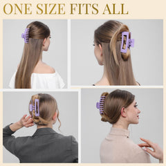 LuSeren clip securing a high ponytail, demonstrating secure, comfortable hold
