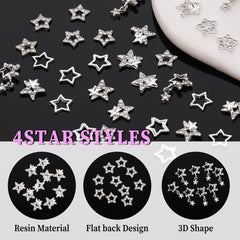 Lusofie star charm on fingertip showing scale and easy-application benefit