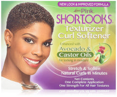 Luster's ShortLooks front packaging showing product label and size, revealing benefits