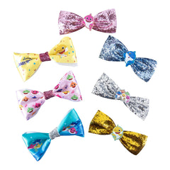 LUV HER close-up of bow fabric and stitching highlighting quality finish