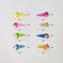 LUV HER clip secured in child's hair demonstrating easy styling and secure hold
