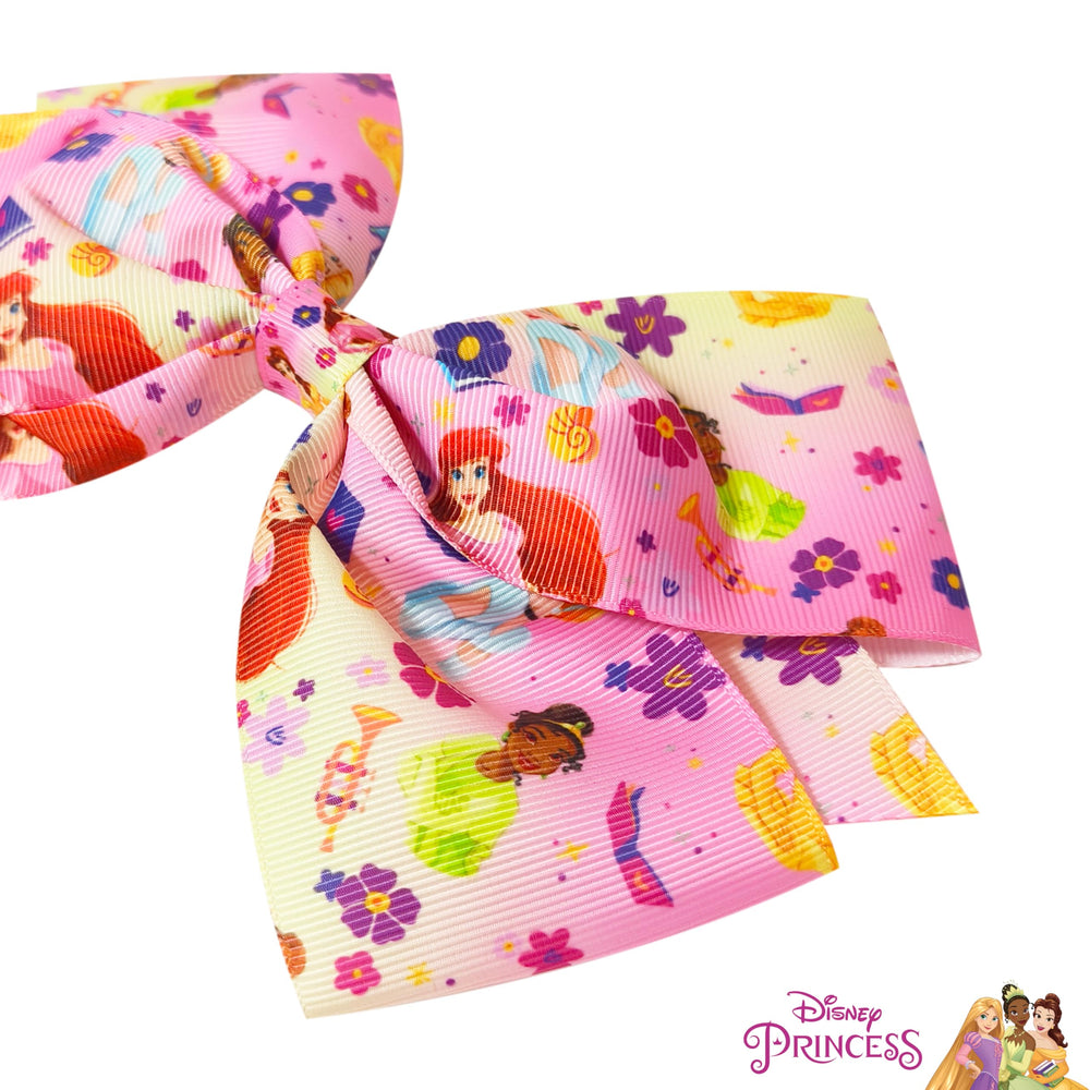 LUV HER bow worn in girl's hair demonstrating styling impact and visual appeal