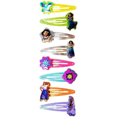 LUV HER clip worn in child's hair demonstrating secure, gentle hold