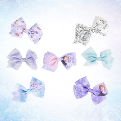 LUV HER multi-colored bows on card showing variety and easy storage