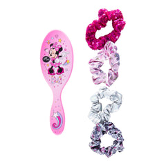 LUV HER brush front showing Minnie Mouse art and easy-grip benefits
