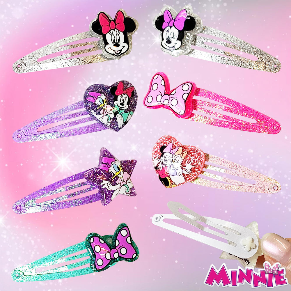 LUV HER clip beside a child’s hand to show compact size and easy handling