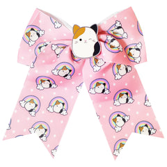 LUV HER bow next to ruler showing size and scale for easy purchasing decision