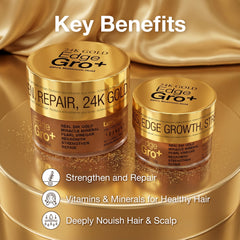 Lux Collection open jar showing smooth gel texture and clarity