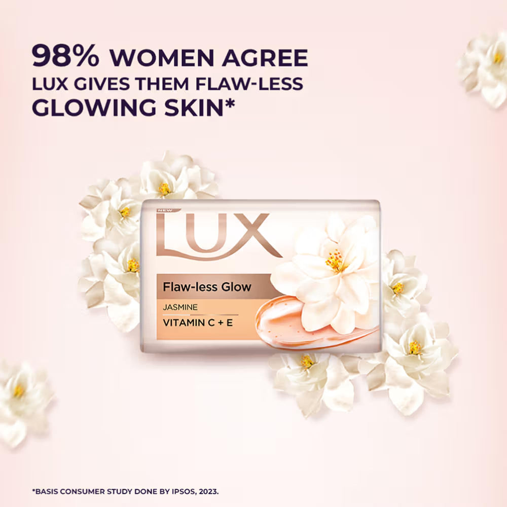 LUX label close-up showing ingredients and product weight