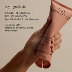 Lux Unfiltered being applied with a mitt demonstrating even coverage and streak-free finish