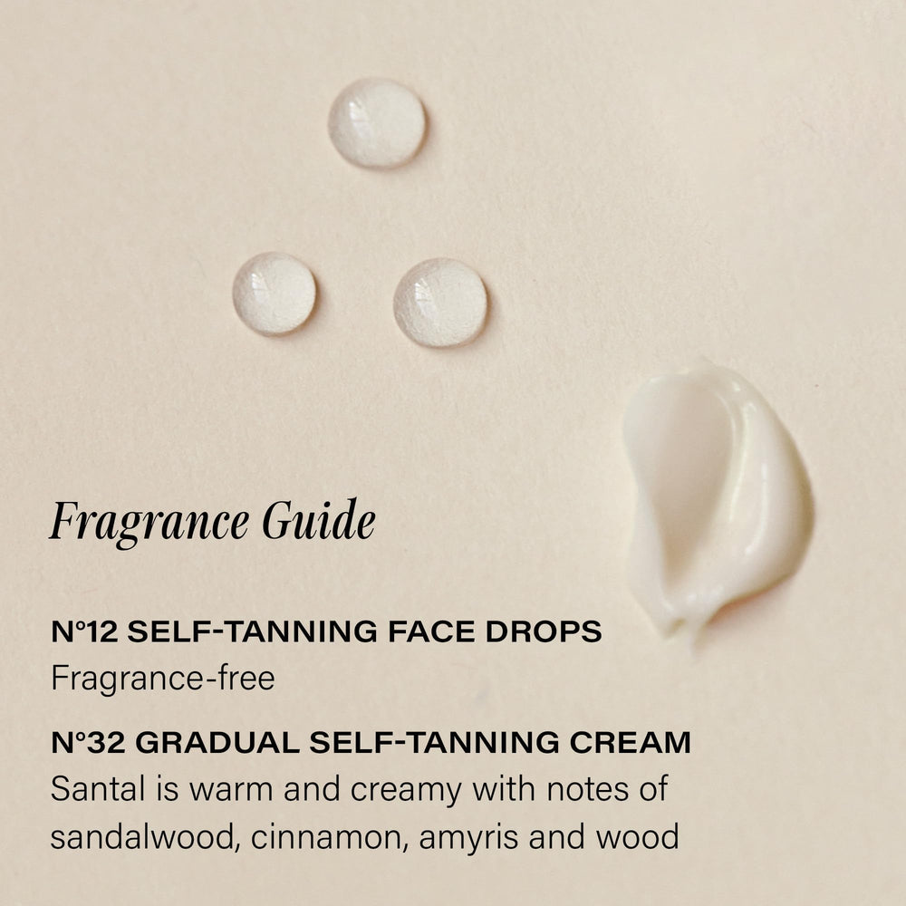 Lux Unfiltered duo styled in evening light to illustrate natural warm radiance