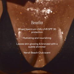 Lux Unfiltered pouring oil texture highlighting hydrating sheen